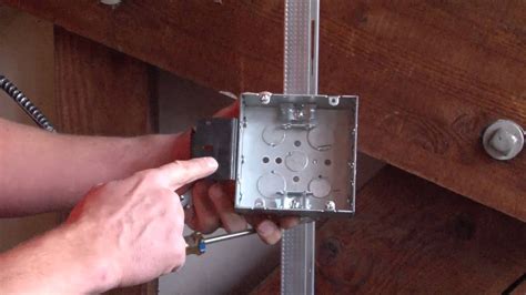 stud junction box|junction box setup.